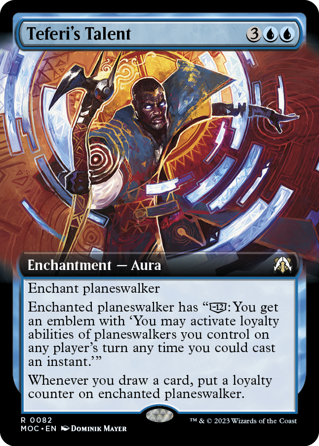 Teferi's Talent (Extended Art) [March of the Machine Commander] | GrognardGamesBatavia