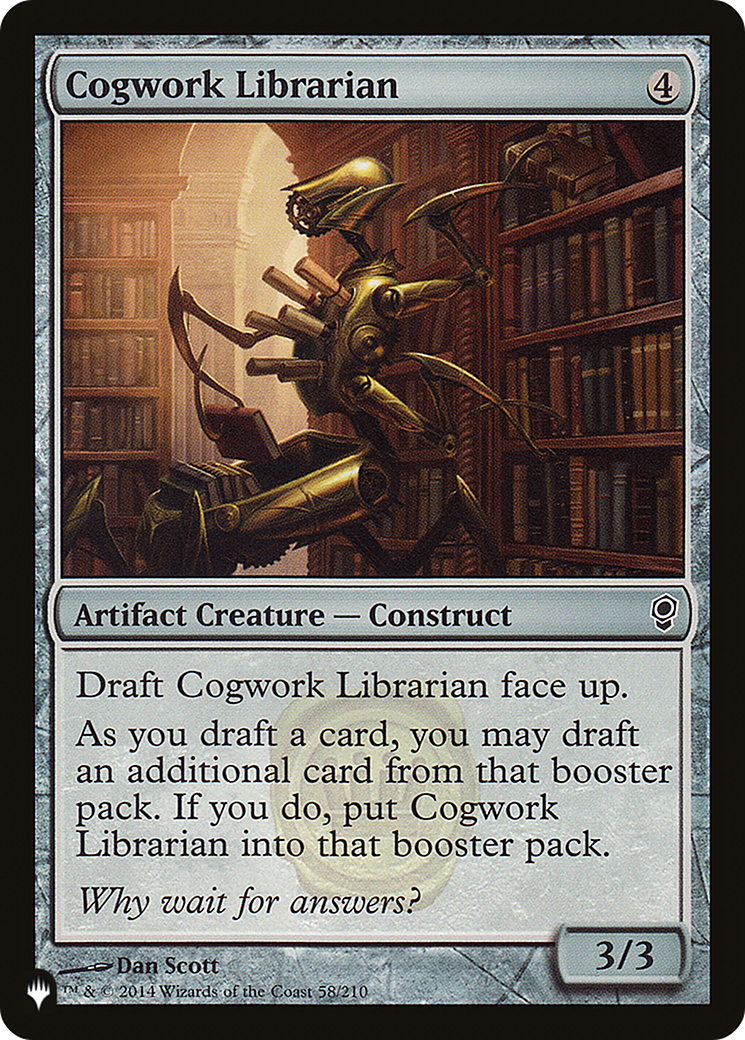 Cogwork Librarian [The List Reprints] | GrognardGamesBatavia