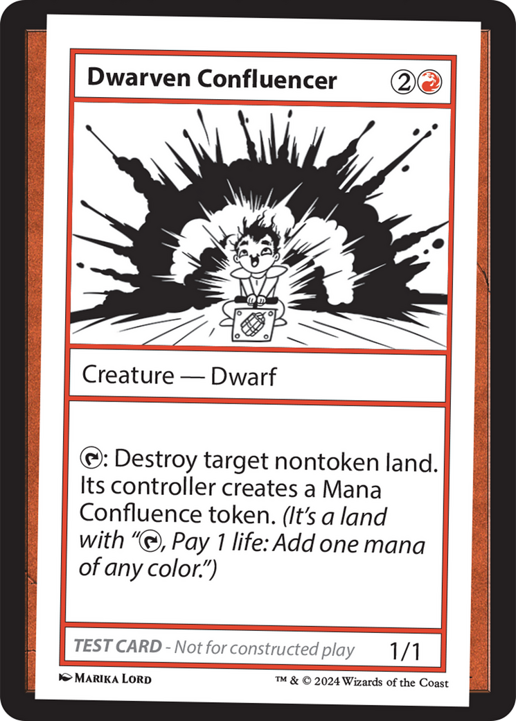 Dwarven Confluencer [Mystery Booster 2 Playtest Cards] | GrognardGamesBatavia