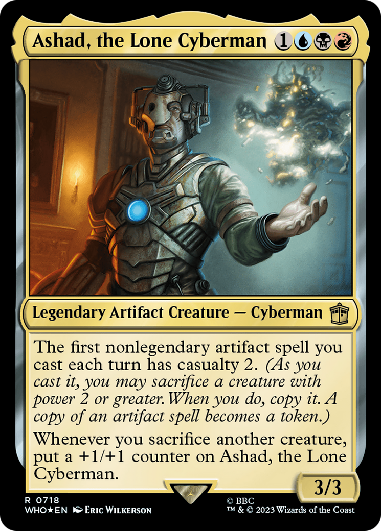 Ashad, the Lone Cyberman (Surge Foil) [Doctor Who] | GrognardGamesBatavia
