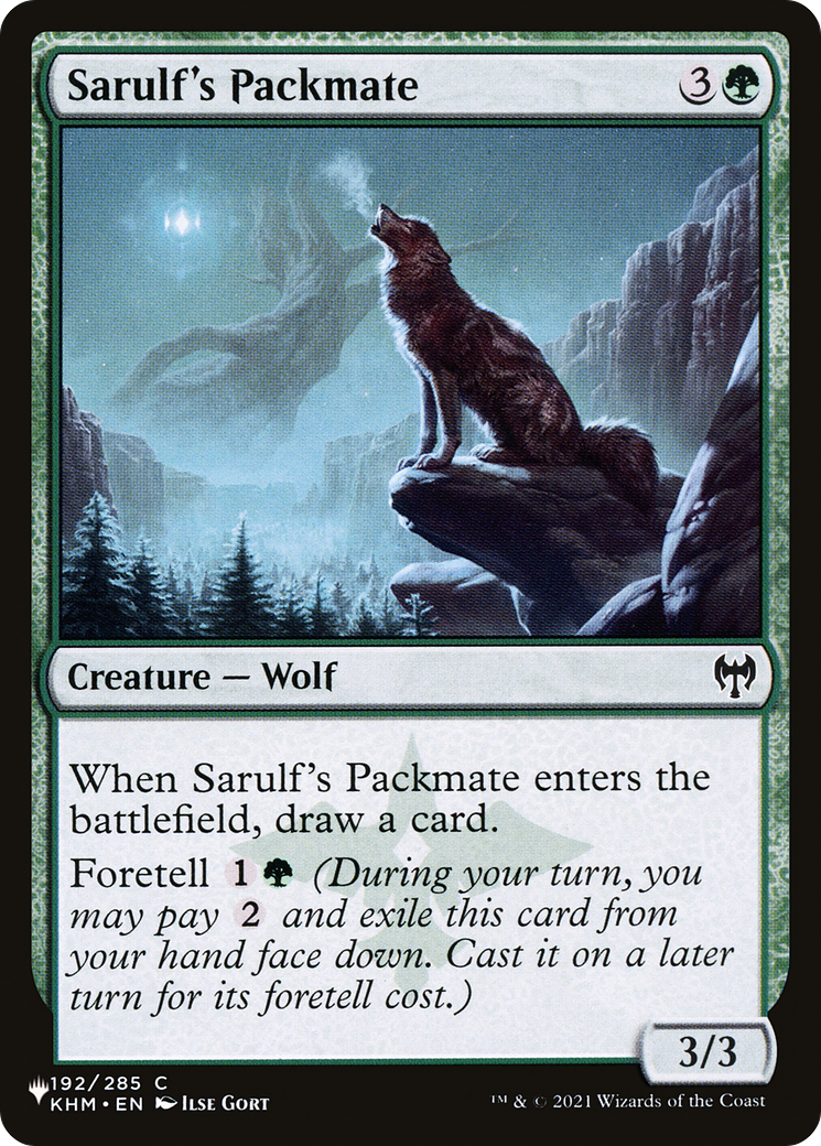 Sarulf's Packmate [The List Reprints] | GrognardGamesBatavia