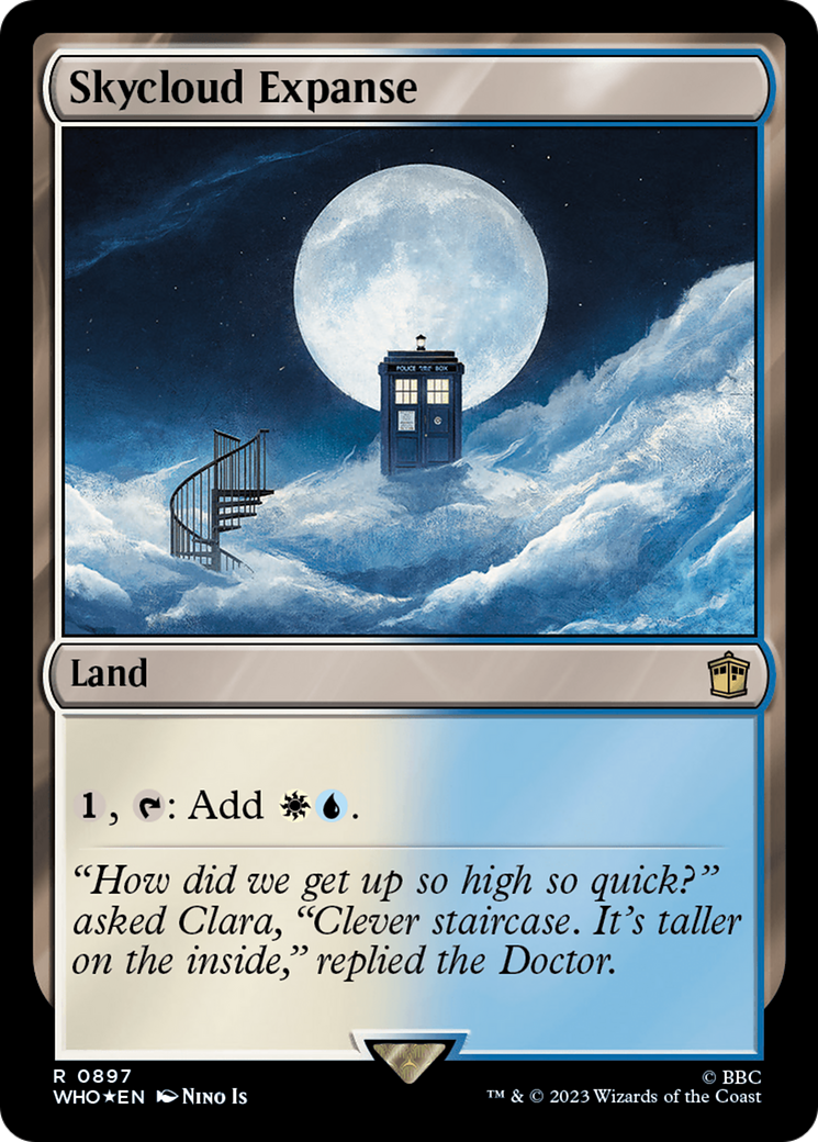 Skycloud Expanse (Surge Foil) [Doctor Who] | GrognardGamesBatavia