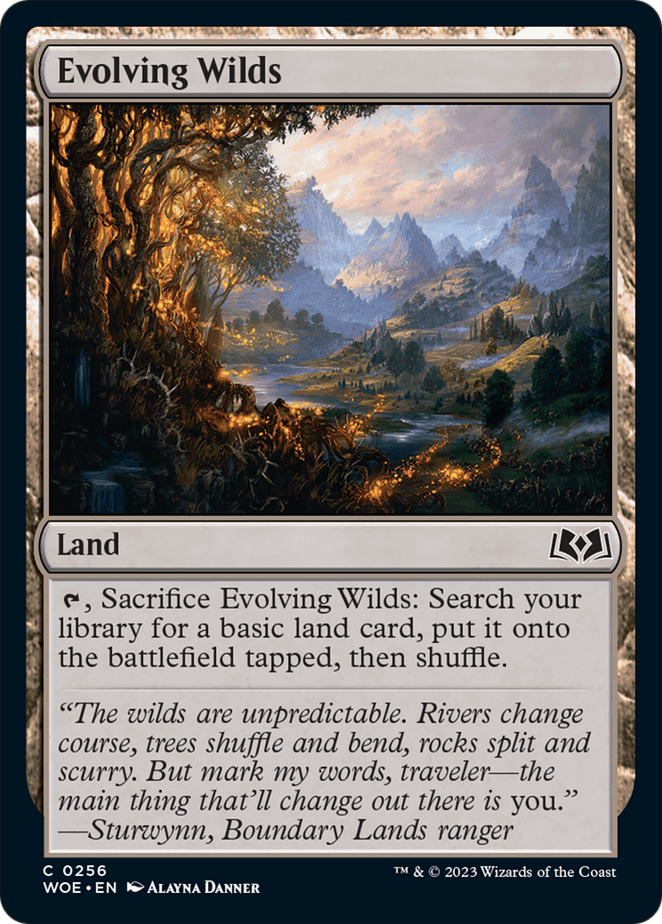 Evolving Wilds [Wilds of Eldraine] | GrognardGamesBatavia