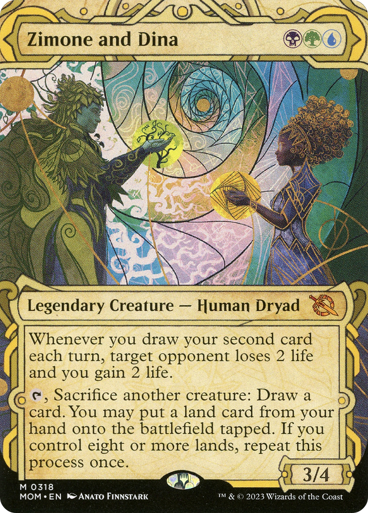 Zimone and Dina (Showcase Planar Booster Fun) [March of the Machine] | GrognardGamesBatavia
