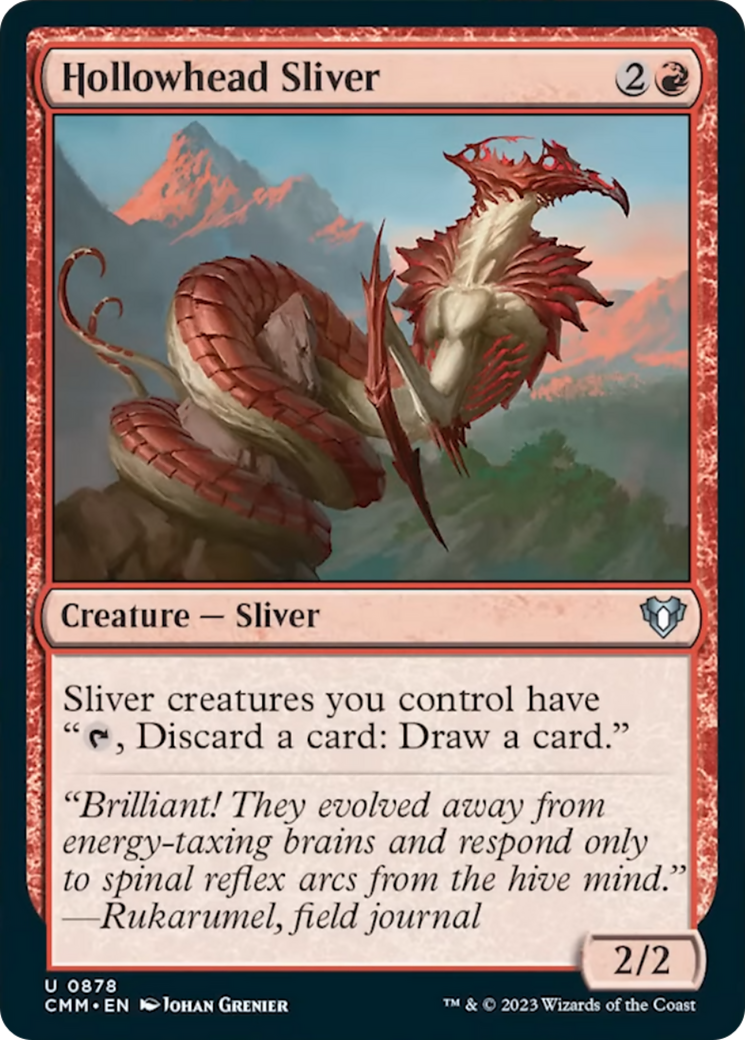 Hollowhead Sliver [Commander Masters] | GrognardGamesBatavia