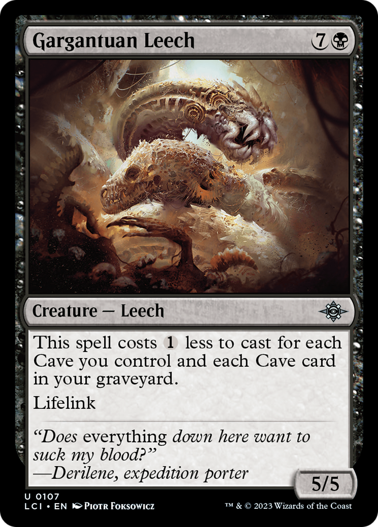 Gargantuan Leech [The Lost Caverns of Ixalan] | GrognardGamesBatavia