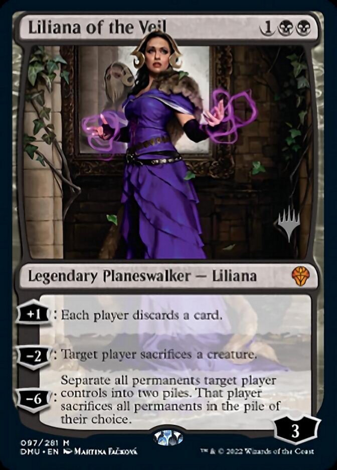 Liliana of the Veil (Promo Pack) [Dominaria United Promos] | GrognardGamesBatavia