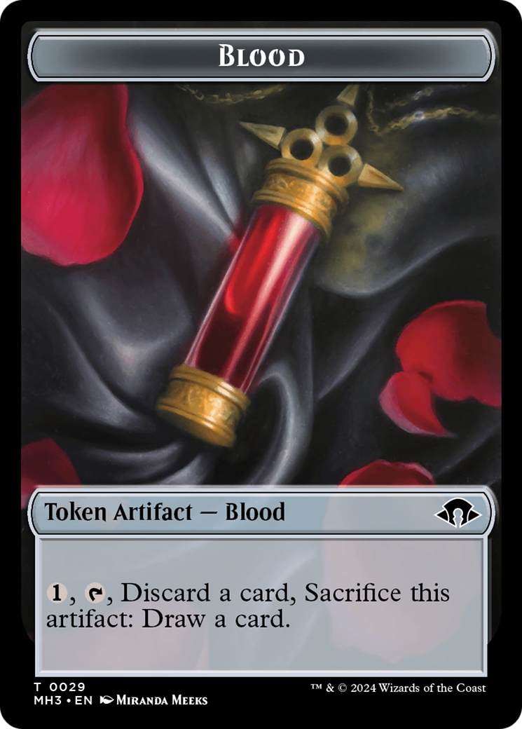 Phyrexian Germ // Blood Double-Sided Token [Modern Horizons 3 Tokens] | GrognardGamesBatavia