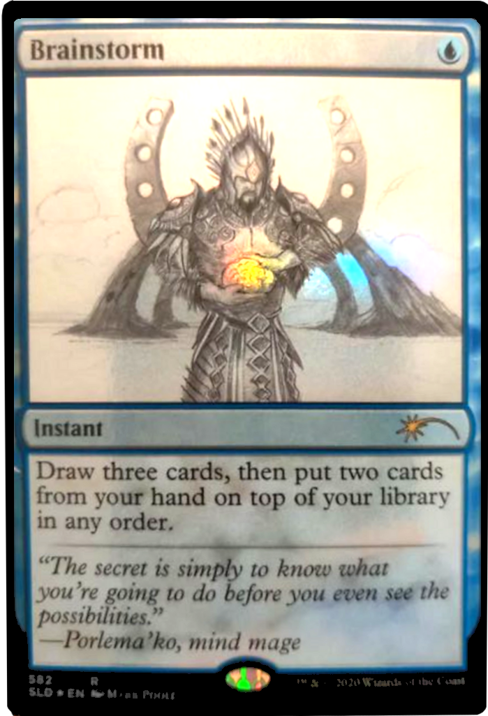 Brainstorm (Sketch) [Secret Lair Drop Promos] | GrognardGamesBatavia