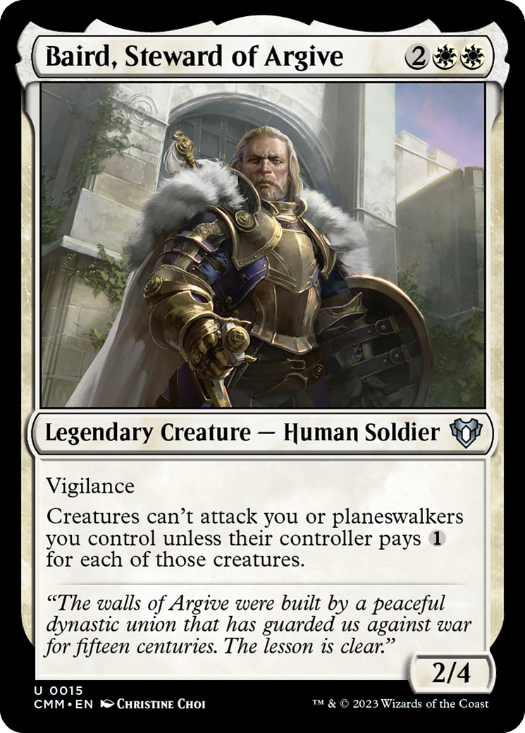 Baird, Steward of Argive [Commander Masters] | GrognardGamesBatavia