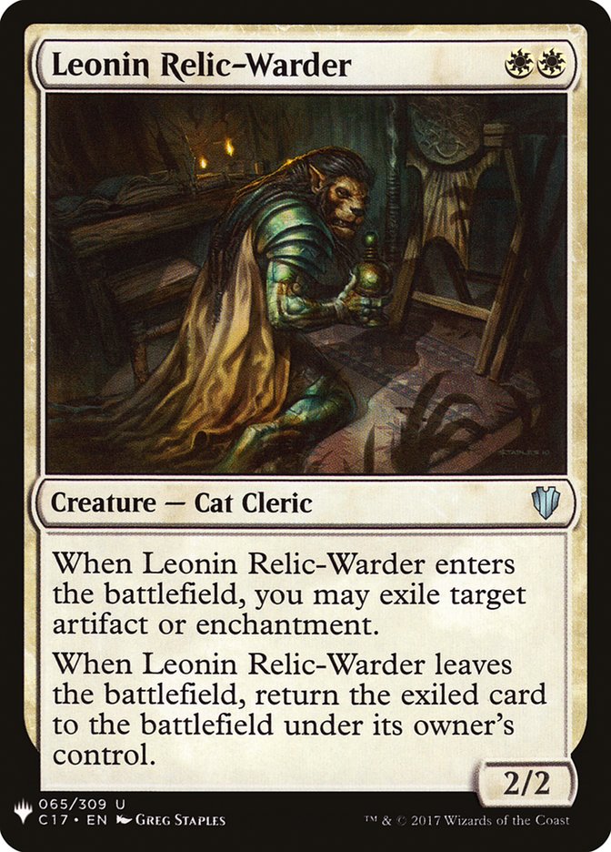 Leonin Relic-Warder [Mystery Booster] | GrognardGamesBatavia