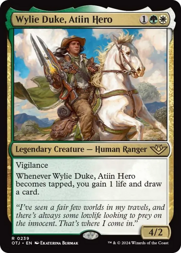 Wylie Duke, Atiin Hero [Outlaws of Thunder Junction] | GrognardGamesBatavia