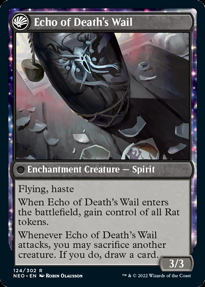 Tribute to Horobi // Echo of Death's Wail [Kamigawa: Neon Dynasty] | GrognardGamesBatavia