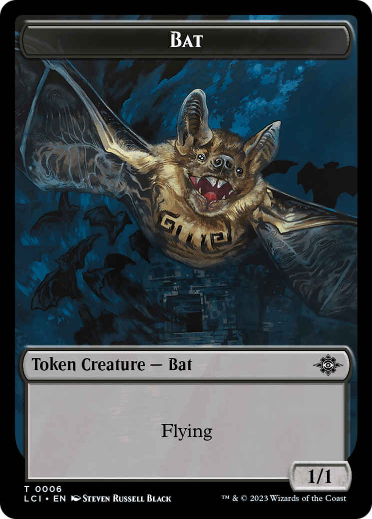 Bat Token [The Lost Caverns of Ixalan Tokens] | GrognardGamesBatavia