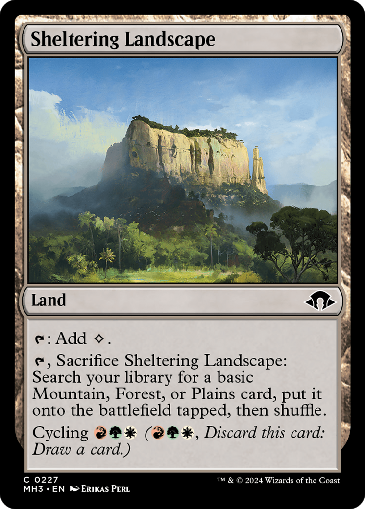 Sheltering Landscape [Modern Horizons 3] | GrognardGamesBatavia