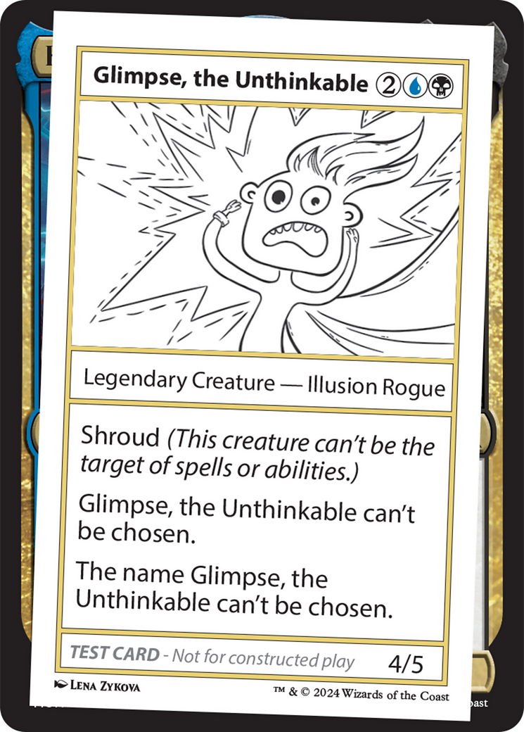 Glimpse, the Unthinkable [Mystery Booster 2 Playtest Cards] | GrognardGamesBatavia