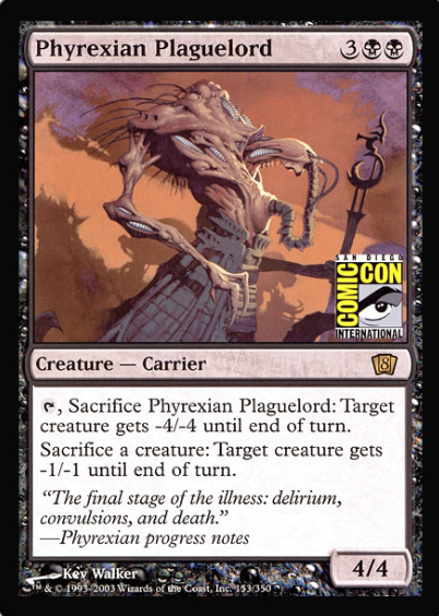 Phyrexian Plaguelord (San Diego Comic Con Oversized) [Oversize Cards] | GrognardGamesBatavia