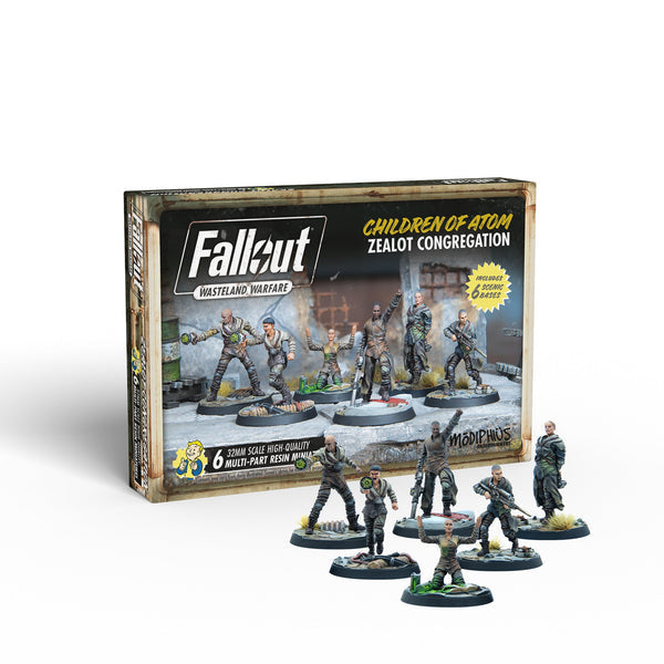 Fallout Wasteland Warfare Children of Atom Zealot Congregation | GrognardGamesBatavia