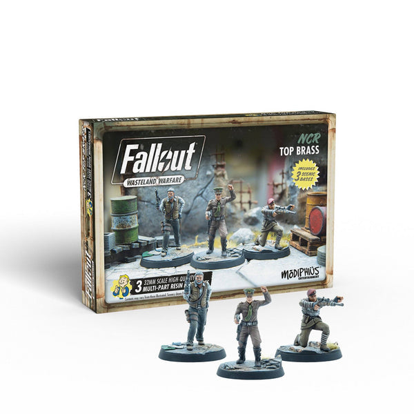 Fallout Wasteland Warfare NCR Top Brass | GrognardGamesBatavia