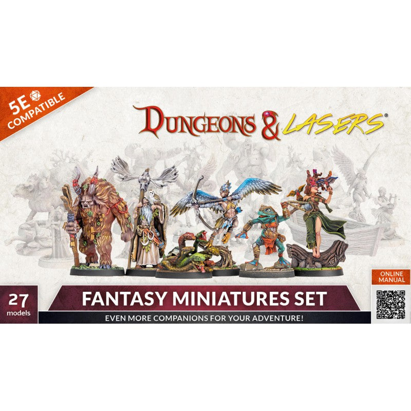Dungeon & Lasers: Fantasy Miniatures Set | GrognardGamesBatavia