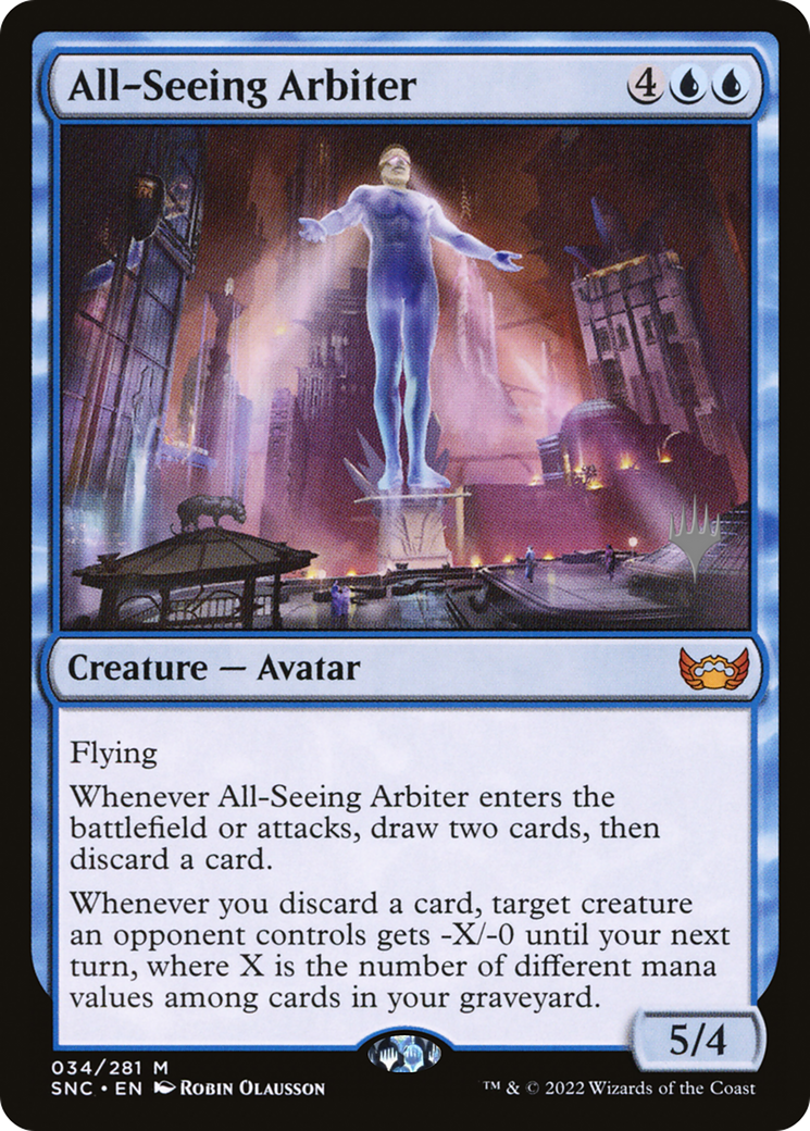 All-Seeing Arbiter (Promo Pack) [Streets of New Capenna Promos] | GrognardGamesBatavia