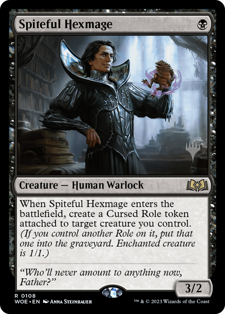 Spiteful Hexmage (Promo Pack) [Wilds of Eldraine Promos] | GrognardGamesBatavia