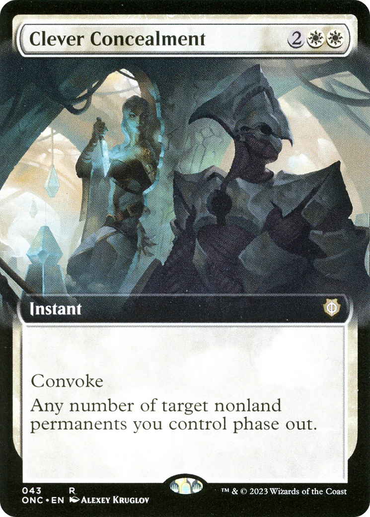 Clever Concealment (Extended Art) [Phyrexia: All Will Be One Commander] | GrognardGamesBatavia