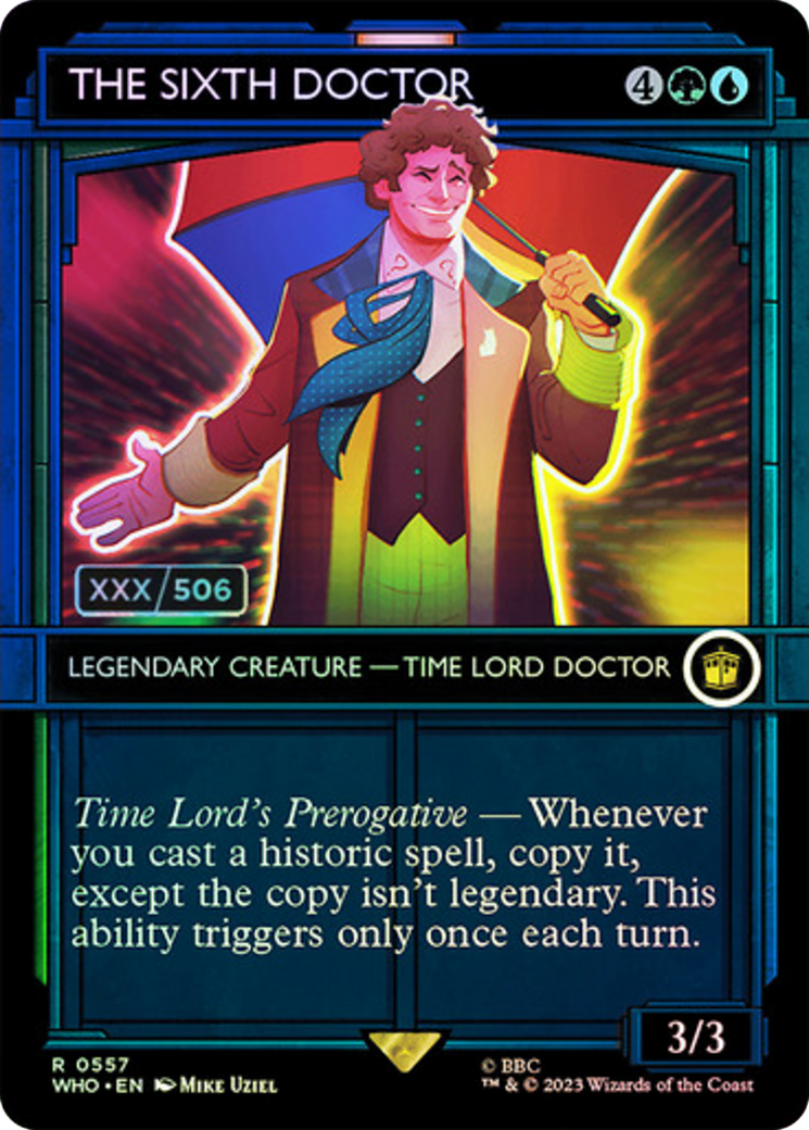 The Sixth Doctor (Serial Numbered) [Doctor Who] | GrognardGamesBatavia