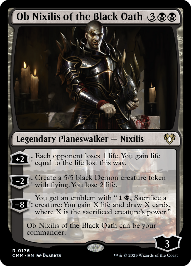 Ob Nixilis of the Black Oath [Commander Masters] | GrognardGamesBatavia