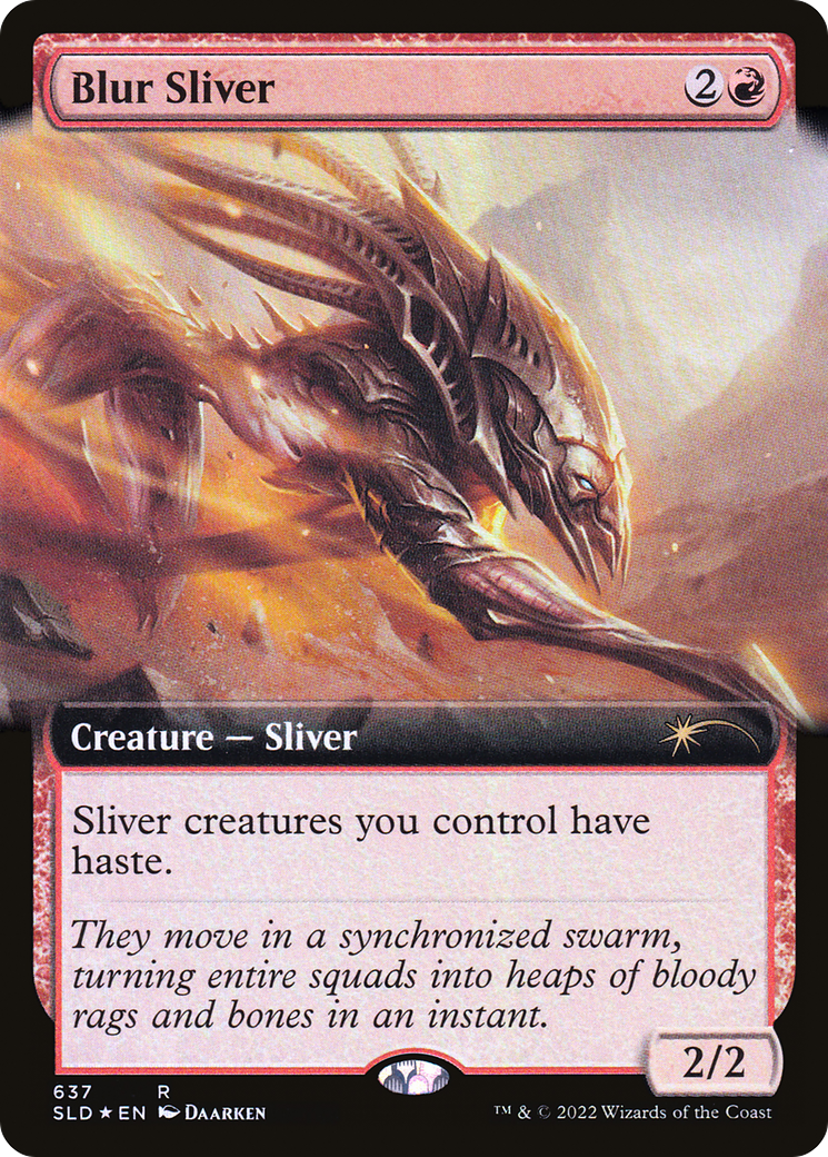 Blur Sliver (Extended Art) [Secret Lair Drop Promos] | GrognardGamesBatavia