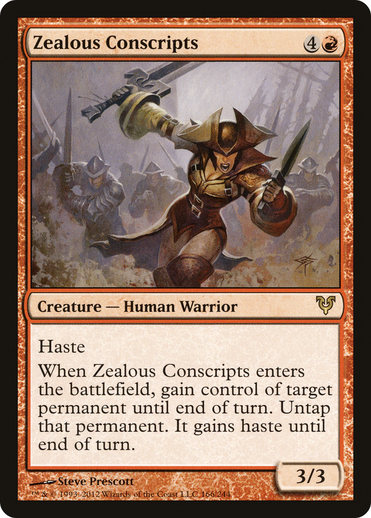 Zealous Conscripts [Avacyn Restored] | GrognardGamesBatavia