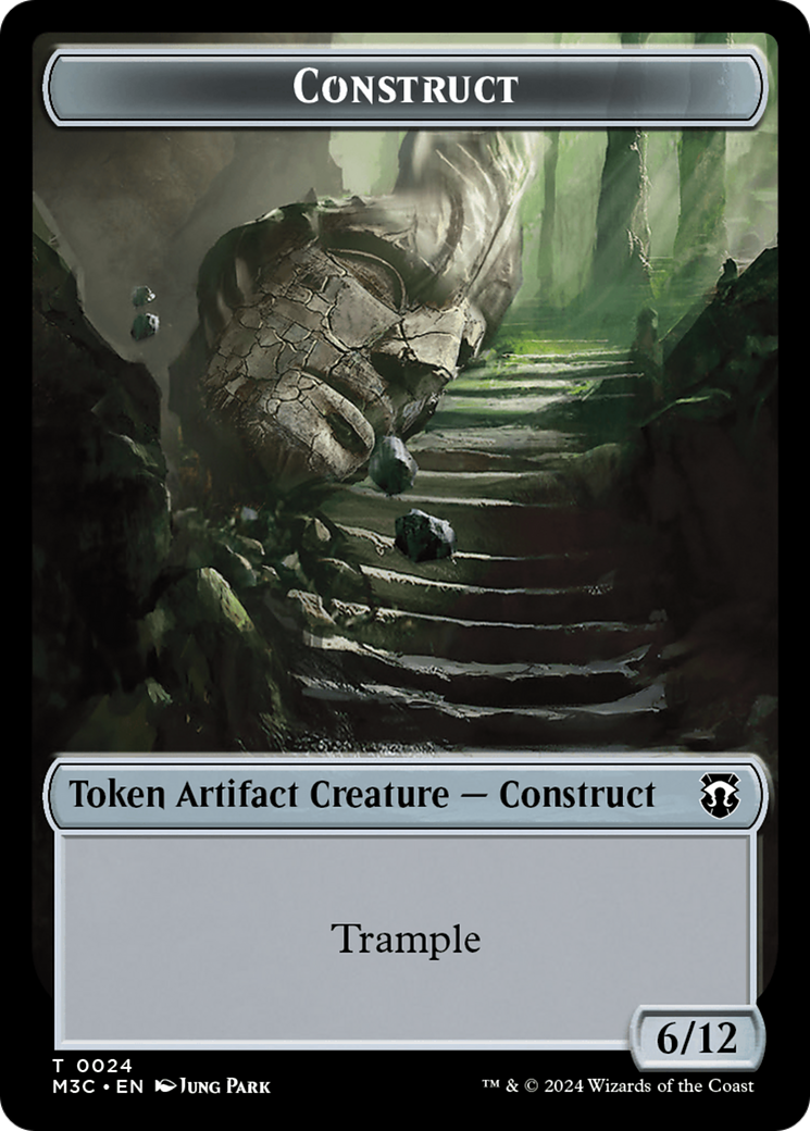 Construct // Myr Double-Sided Token [Modern Horizons 3 Commander Tokens] | GrognardGamesBatavia