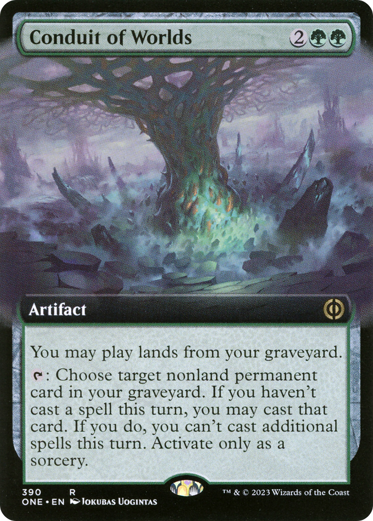 Conduit of Worlds (Extended Art) [Phyrexia: All Will Be One] | GrognardGamesBatavia