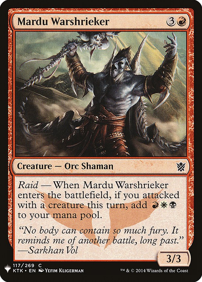 Mardu Warshrieker [Mystery Booster] | GrognardGamesBatavia