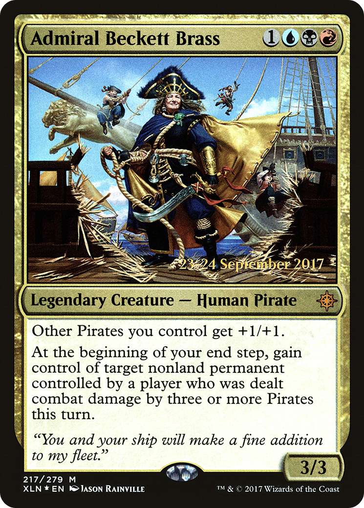 Admiral Beckett Brass [Ixalan Prerelease Promos] | GrognardGamesBatavia