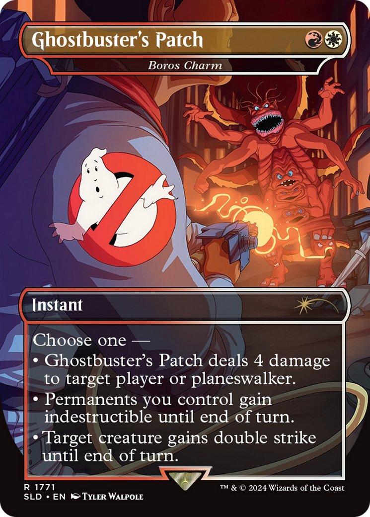 Ghostbuster's Patch - Boros Charm [Secret Lair Drop Series] | GrognardGamesBatavia