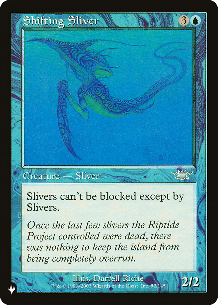 Shifting Sliver [The List Reprints] | GrognardGamesBatavia