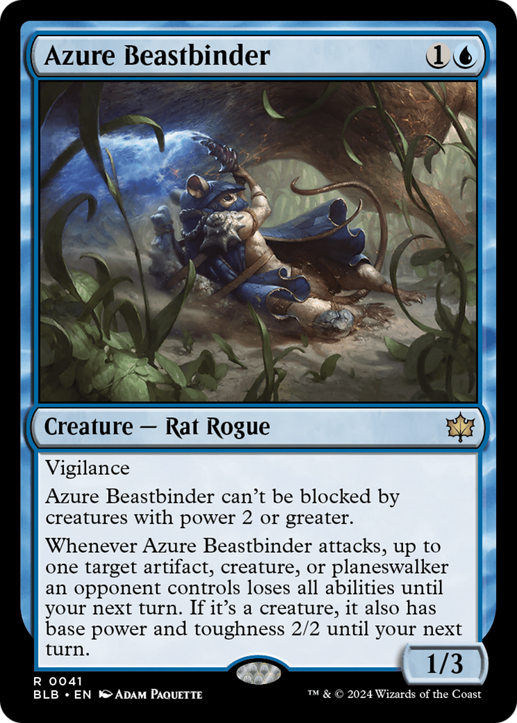 Azure Beastbinder [Bloomburrow] | GrognardGamesBatavia