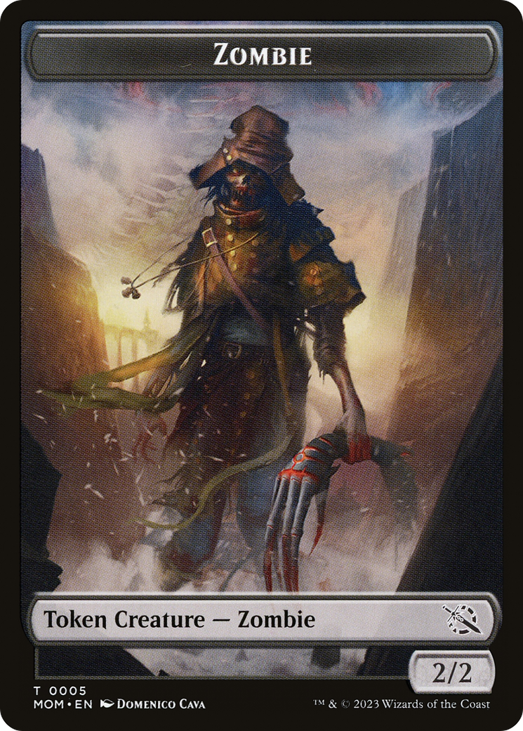 Elemental (02) // Zombie Double-Sided Token [March of the Machine Tokens] | GrognardGamesBatavia