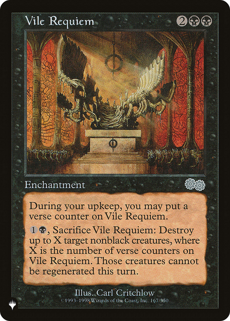 Vile Requiem (USG) [The List Reprints] | GrognardGamesBatavia