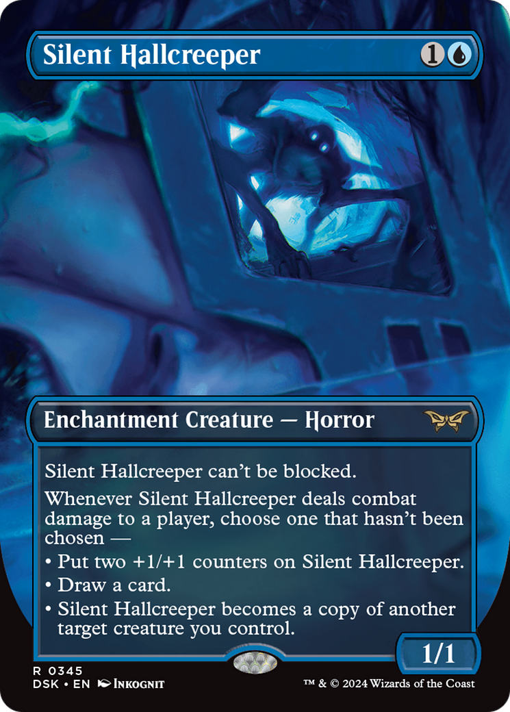 Silent Hallcreeper (Borderless) [Duskmourn: House of Horror] | GrognardGamesBatavia