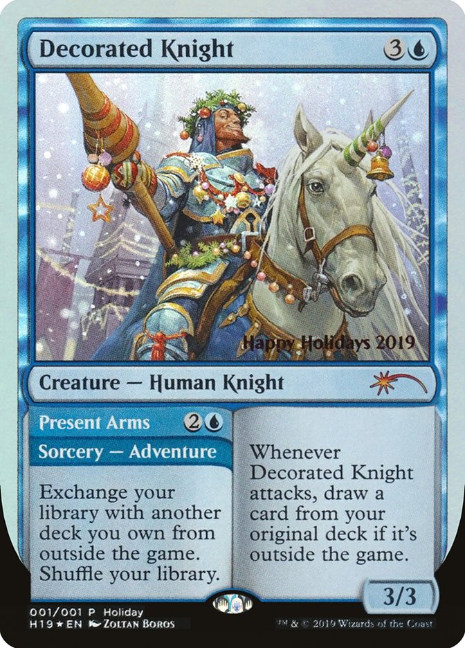 Decorated Knight // Present Arms [Happy Holidays] | GrognardGamesBatavia