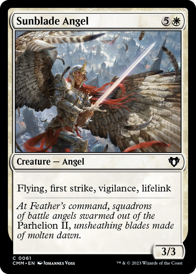 Sunblade Angel [Commander Masters] | GrognardGamesBatavia