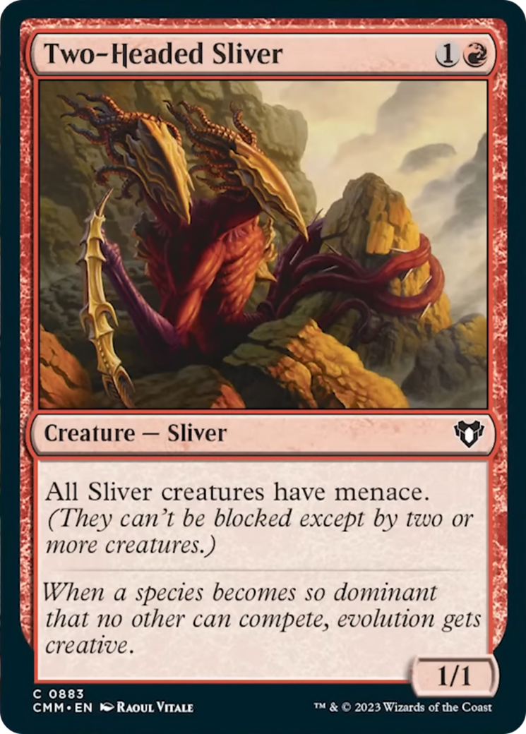 Two-Headed Sliver [Commander Masters] | GrognardGamesBatavia