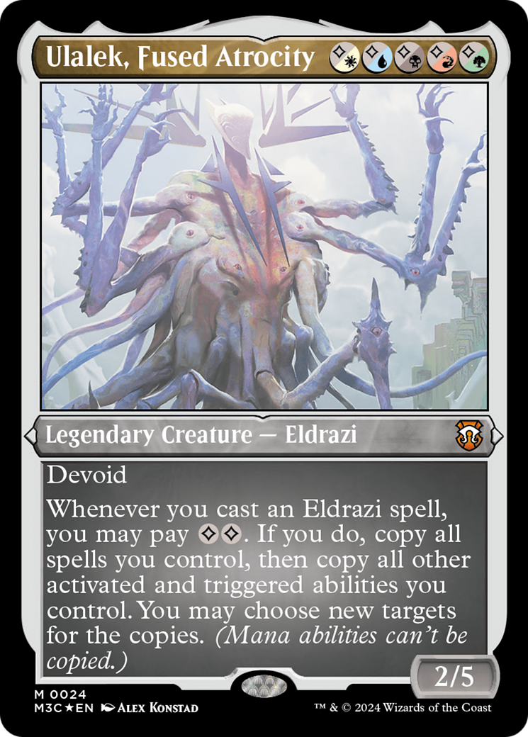 Ulalek, Fused Atrocity (Foil Etched) [Modern Horizons 3 Commander] | GrognardGamesBatavia