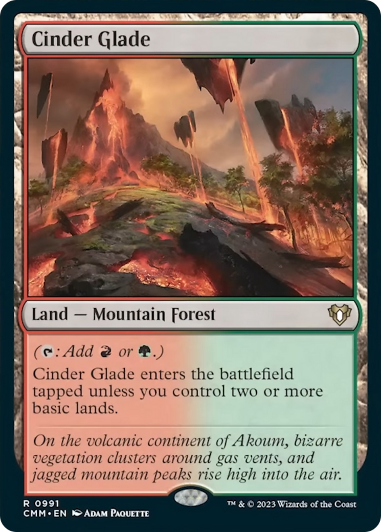 Cinder Glade [Commander Masters] | GrognardGamesBatavia