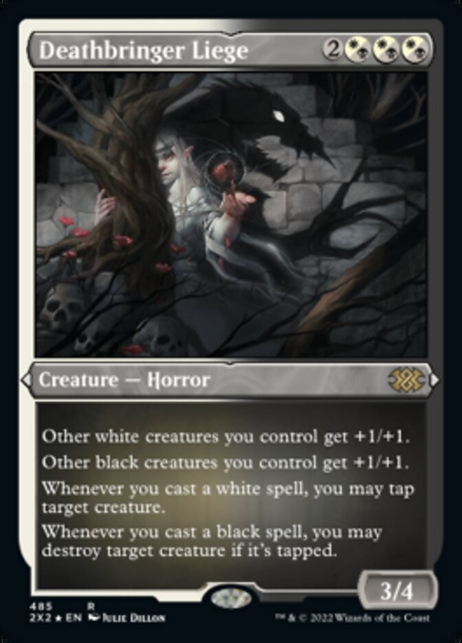 Deathbringer Liege (Foil Etched) [Double Masters 2022] | GrognardGamesBatavia