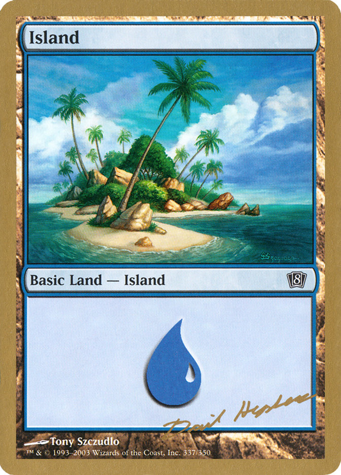 Island (dh337) (Dave Humpherys) [World Championship Decks 2003] | GrognardGamesBatavia