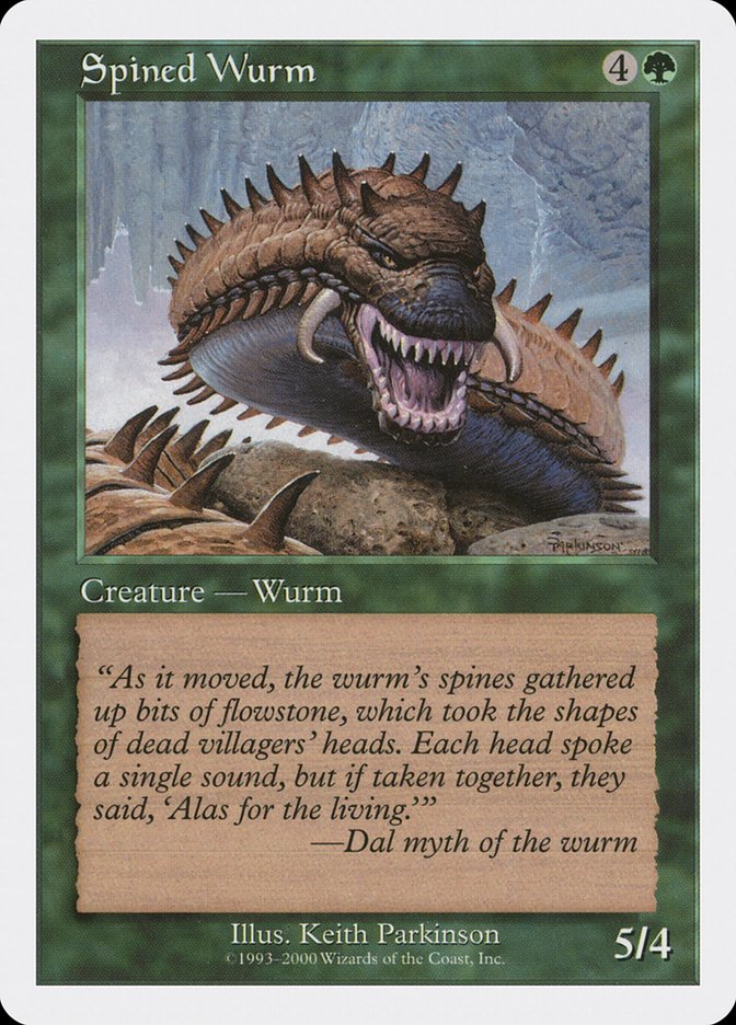 Spined Wurm [Media Promos] | GrognardGamesBatavia