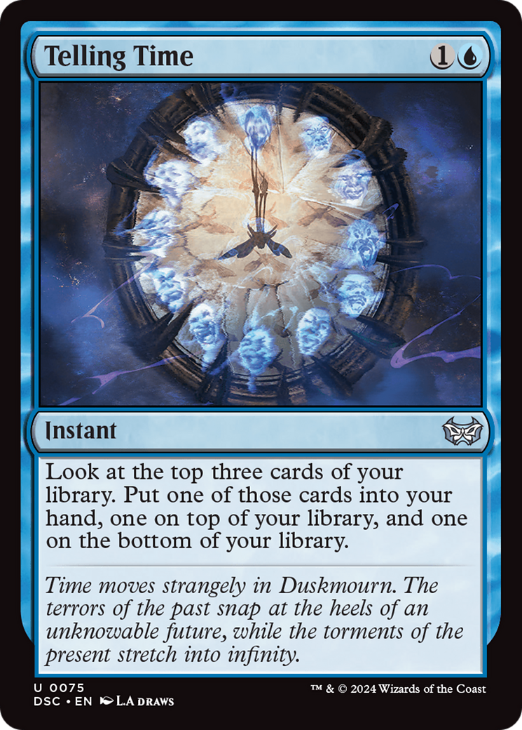 Telling Time [Duskmourn: House of Horror Commander] | GrognardGamesBatavia